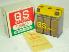 NOS HIGH QUALITY GS BATTERY 6N11A-4 6V 11AH JAPAN - JA7 picture