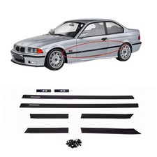 For BMW 1992-1998 E36 M3 style COUPE 2Door Body Door Moulding Trim with Clips picture