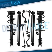 FWD Front Strut w/Coil Spring Rear Shock Suspension Kit for Nissan Rogue Select picture