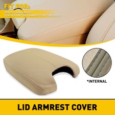 Fit For Honda Accord 2008-2012 Sedan Coupe Console Armrest Beige Leather Cover picture