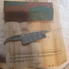 1958 CHEVROLET RIGHT REAR DOOR HANDLE SCRATCH SHIELD GUARD TRIM NOS 3746942 picture