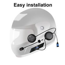 Fodsports F2 Motorcycle Helmet Intercom Bluetooth Headset 2-way 1000M & FM Radio picture