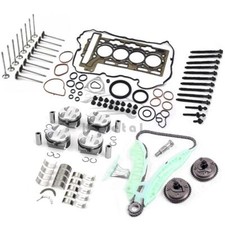 N12 N16 1.6L Engine Rebuild Pistons Gasket Valves Timing Kit For Mini Cooper R55 picture