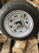 BRAND NEW CARLISLE SPORT TRAILS 4.80-12 UTILITY TRAILER TIRE W/ RIM *SHIPS FREE* picture