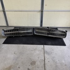 1971 1972 Dodge Charger Hide Away Concealed Headlights Grille Inserts picture