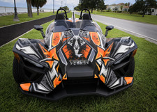 Custom Polaris Slingshot 2015-22 Full Graphics Kit Wrap Decal Racing Design Slg8 picture