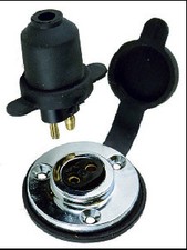 Perko 1190DP0CHR Watertight Deck Connection Chrome Zinc picture