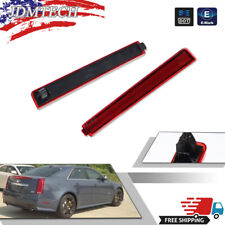 For 2008-2013 Cadillac CTS CTS-V LED Rear Bumper Side Marker Light Reflector Red picture