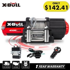 X-BULL 4500lbs Electric Winch 12V Cable Steel Truck Towing Off-Road  ATV UTV 4WD picture