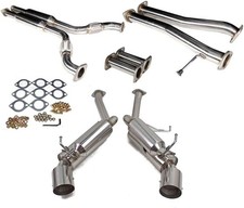 REV9 Dual Exhaust Stainless Steel Muffler Tip For 03-06 G35 COUPE 03-08 350Z picture