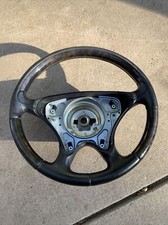 99-02 Mercedes R129 Steering Wheel DESIGNO SPECIAL EDITION BIRDS EYE MAPLE OEM picture