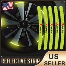 20PCS Reflective Car Wheel Hub Decal Tire Rim Strip Luminous Sticker Accessories picture