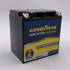 Goodyear GYTX30L 12V 32Ah AGM Battery 400 CCA Maintenance-Free Powersport - READ picture