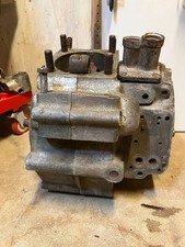 1946 knuckle FL Harley Davidson motor - cases, flywheel, rods & parts with title picture