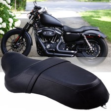 Motorcycle Driver Passenger Two-Up Seat for Harley Sportster XL 883 1200 72 Iron picture