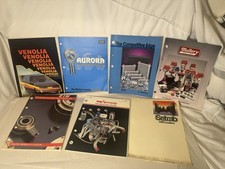Lot of 7 Vintage Racing Parts Catalogs Mallory Venolia Aeroquip Setrab 1980s picture