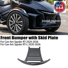 For Can-Am Spyder RT RT-L 2020-2026 Tubular Front Bumper with Skid Plate Cover picture