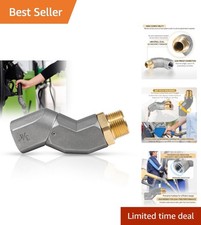 Upgraded 3/4 Inch NPT Fuel Hose Swivel with 360 Rotating Connector, Fuel Tran... picture
