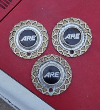 ARE Aluminum Mesh Wheel Center Caps Gold #899097 #899098 Set of Three (3) picture