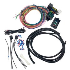 Universal 12-14 Circuit Wire Harness 14 Fuse For GXL COPPER WIRE Race XL Wires picture