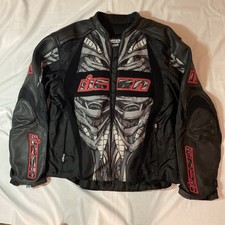Vintage ICON SpeedFreak Leather/Poly Motorcycle Jacket - Size XL Like New picture