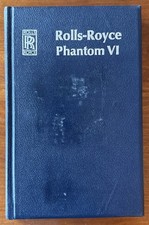 Rolls-Royce Phantom VI 1968 Manual Handbook - Factory Chassis PRH4555 Build Slip picture