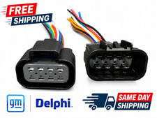 2007 - 2015 Chevrolet Silverado Headlight Delphi Connectors Plug Pigtail OEM picture