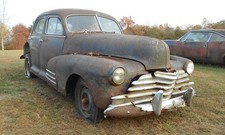 ONE USED 1947 CHEVROLET FLEETLINE COWL DATA INFO I.D. TAG CHEVY SEDAN #3269 picture