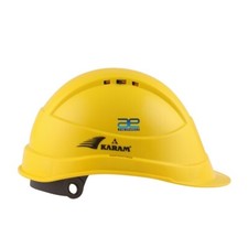 Shelblast Safety Helmet With Peak (Lemon Yellow) ECs picture
