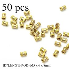 M5 Brass Thread Inserts Nuts Knurl Nut Copper Insert picture