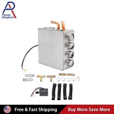 12V Universal Truck Car Underdash Compact Heater Kit Copper Tube+Speed Switch picture