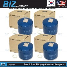 ⭐GENUINE⭐ 4PCS Oil Filters & Washers for 1986-2024 HYUNDAI KIA OE# 26300-35505 picture