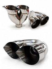 Dual Tear Drop Exhaust Tip picture