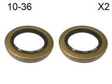 TWO Trailer Axle Grease Seals 10-36 5.2K - 8K I.D. 2.250 O.D. 3.376 Fits Dexter picture
