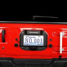 fit Jeep Wrangler JL 18-26 Spare Tire License Plate Relocation Kit w/ LED Light picture