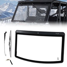 Upgraded Glass Front Windshield+Manual Wiper for Polaris Ranger XP 1000 900/Crew picture