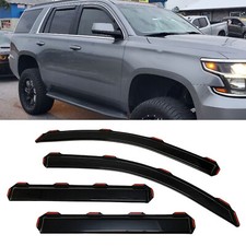 IN-CHANNEL Smoke Window Visors Sun Vent Guard Fit 2015-2020 Chevy Tahoe Yukon picture