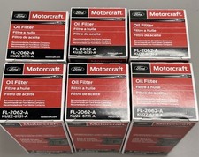 Set of 6 Genuine OEM FL2062A Ford Engine Oil Filters Motorcraft FT4Z6731CA picture