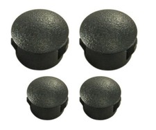 1999-2004 Mustang Spoiler Delete Hole Plugs - PAINTED - Silver - YN picture