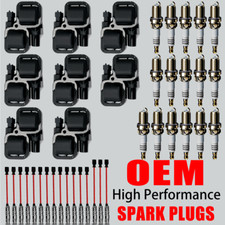 OEM Ignition Coils & Iridium Spark Plugs & Wires For Mercedes-Benz C CL ML UF359 picture