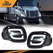 LED Fog Lamp Lights White Color Pair Fit For 08-17 Freightliner Cascadia LH+RH picture