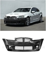 For 08-09 Pontiac G8 | GXP Style Primed Front Bumper Fog Light Bracket Cover picture