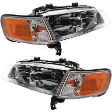 Headlight Set For 94-97 Honda Accord With Corner Lights w/ Bulbs Halogen LH & RH picture