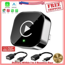 2-in-1 Wired to Wireless CarPlay & Android Auto Adapter USB Dongle Plug & Play picture