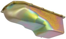 JEGS Stock-Style Replacement Oil Pan for 1959-1981 Pontiac 265-455 V8 [Gold picture
