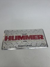 Hummer Diamond Plate- Pompano Beach Novelty License Plate- Sealed picture