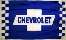 Chevrolet Blue Flag 3x5 FT Banner Flag Car Show Racing Garage Workshop picture