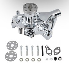 High Volume Chrome Long Water Pump For Small Block Chevy SBC 283 305 327 350 400 picture