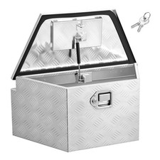 Uimoso Aluminum Trailer Tongue Tool Storage Box, 26
