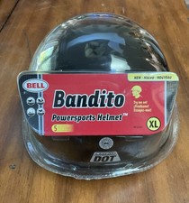 Bell Bandito Powersports Motorcycle Half Helmet XL Clear Visor Open Face NEW picture